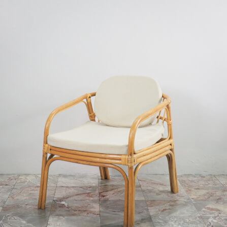 เก้าอี้หวายแท้ PISAMAI รุ่น MORE EASY CHAIR เก้าอี้นั่งเล่น ทรงมินิมอล ขนาด 60*64*64 ซม._1